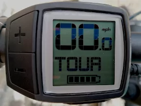 display on ebike for hire in Inverness