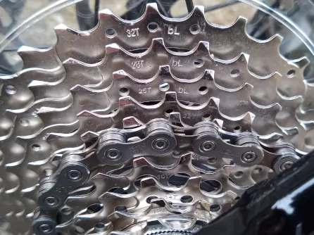 cassette on bike for hire in Inverness