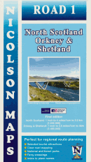 Scottish highlands road map